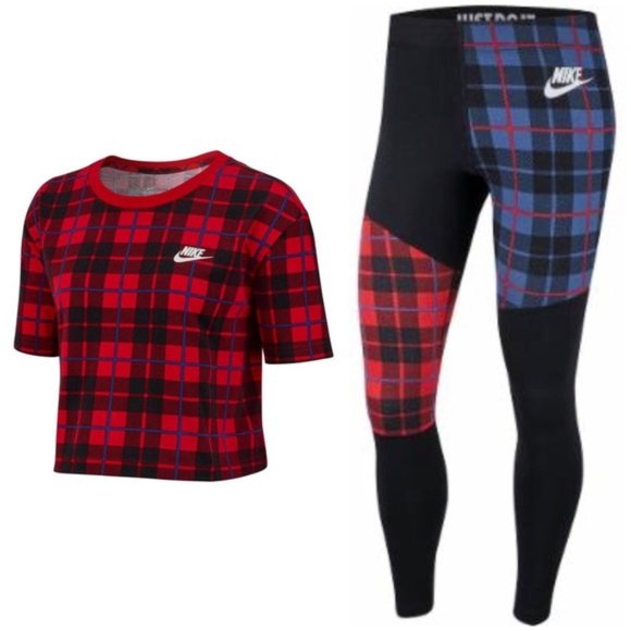 nike 2 piece legging set